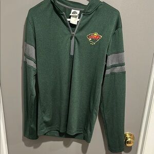 Mn Wild Quarter-Zip Pullover